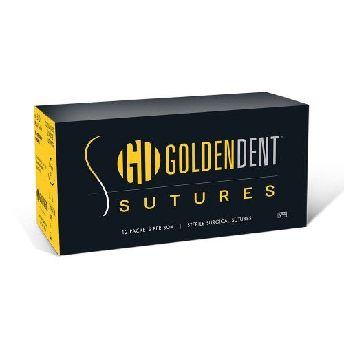 GoldenDent Coated Polyglycolic Acid (PGA) Braided Absorbable Suture Violet - GoldenDent - GoldenDent